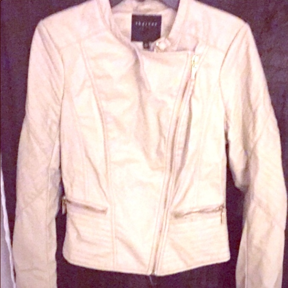 Faux leather jacket